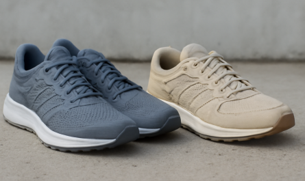deux paires, running et lifestyle côte à côte