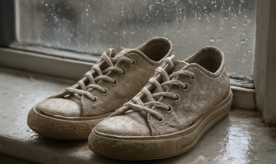 Comment sécher rapidement des sneakers mouillées sans les abîmer ?