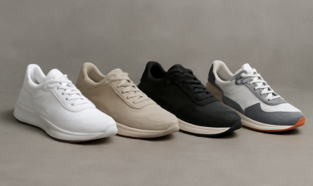 différentes sneakers alignées comparées par design